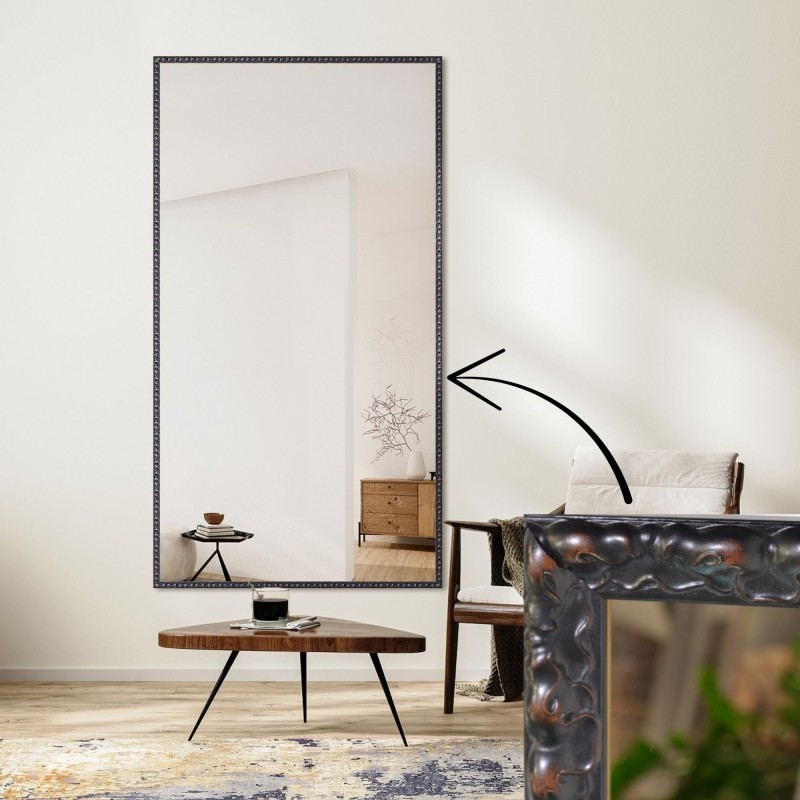 Miroir dans un cadre en bois – 3901 – couleur du cadre au choix