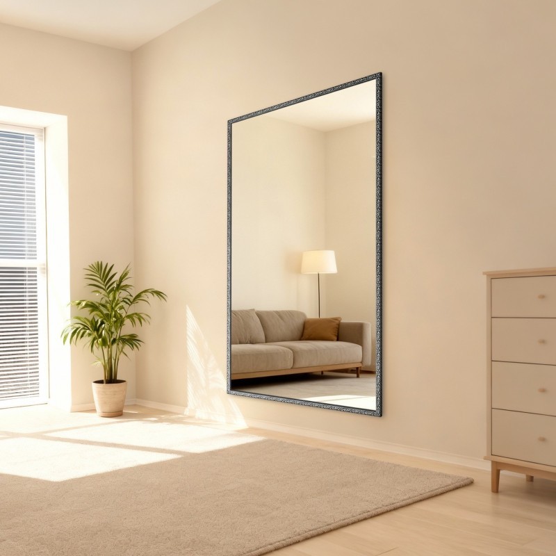 Miroir dans un cadre en bois – 3901 – couleur du cadre au choix