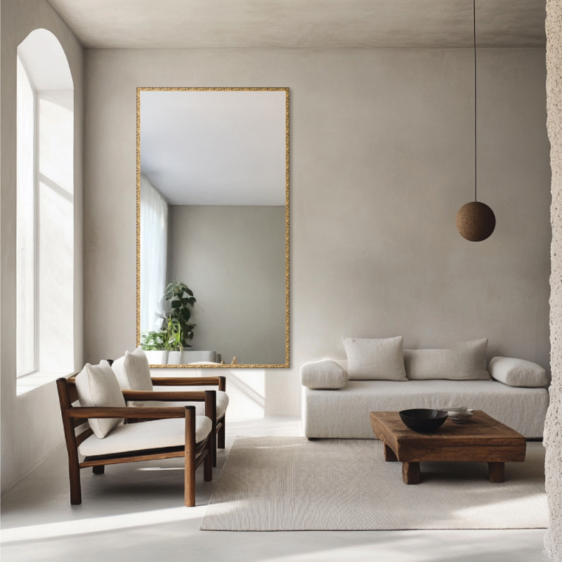 Miroir dans un cadre en bois – 3901 – couleur du cadre au choix
