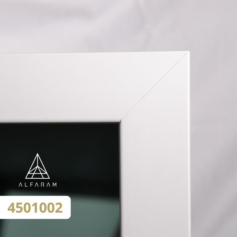 Grand miroir dans un cadre en bois simple - 4501 - couleur du cadre au choix