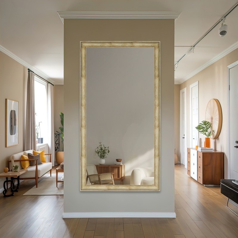 Miroir dans un cadre en bois doré - 5401008