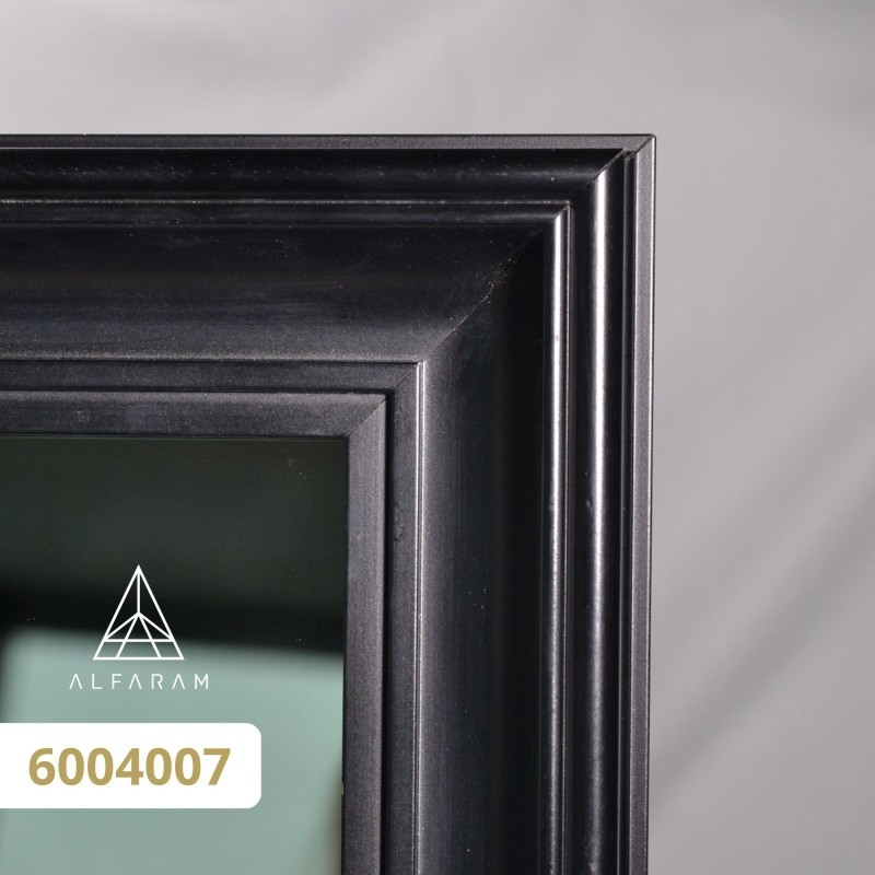 Miroir glamour avec cadre blanc - 6004004