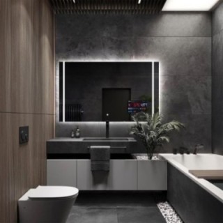 Miroir intelligent pour salle de bain avec éclairage - FLAWIA SMART LED