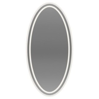 Miroir elliptique sablé avec éclairage - FRIDA LED II