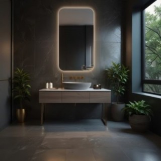 Miroir de salle de bain avec éclairage - GAJA LED