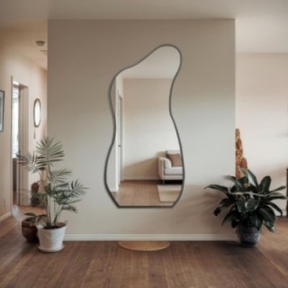 Miroir de forme organique dans un cadre - ANGELIT IN A FRAME
