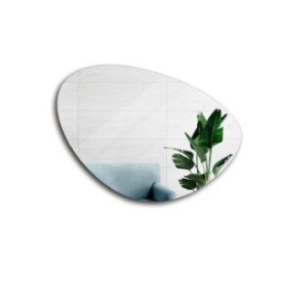 Miroir de salle de bain de forme irrégulière - OBSYDIAN