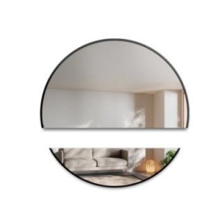 Miroir rond en deux parties dans un cadre - OTTO
