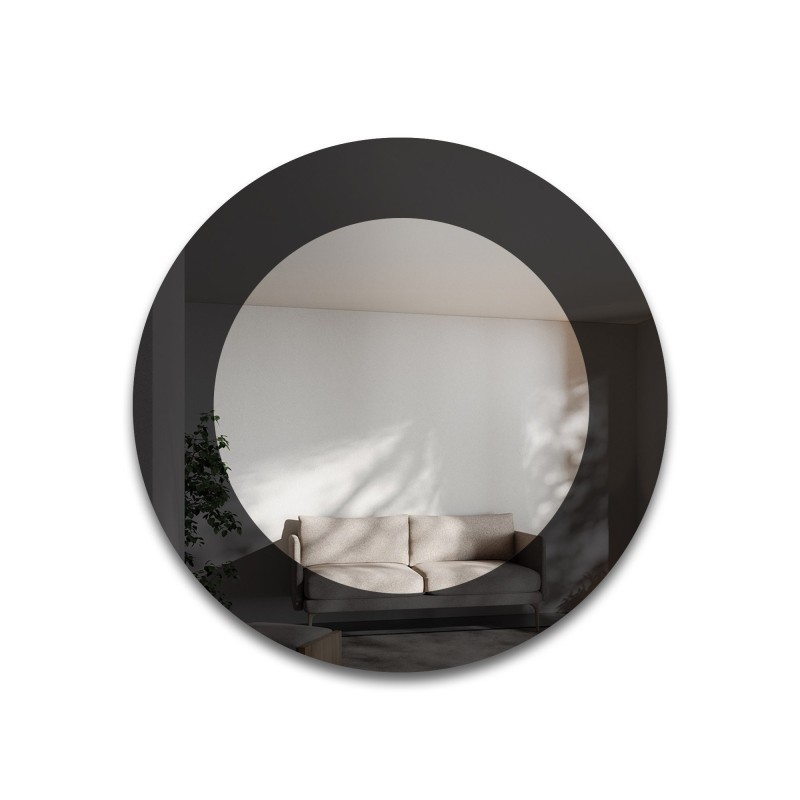 Miroir rond décoratif en deux couleurs - ROTAM