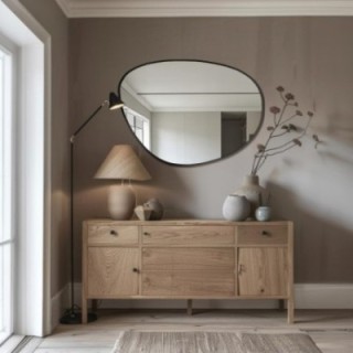 Miroir de forme irrégulière dans un cadre - AGAT IN A FRAME