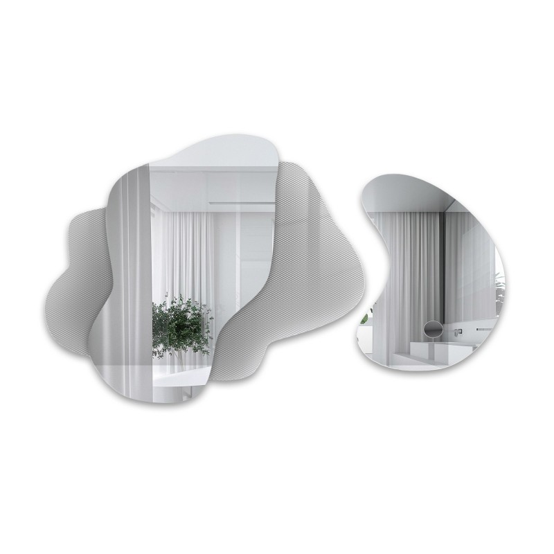 Miroirs décoratifs sur verre ornemental Master Point - LUXORA ARTIVIS