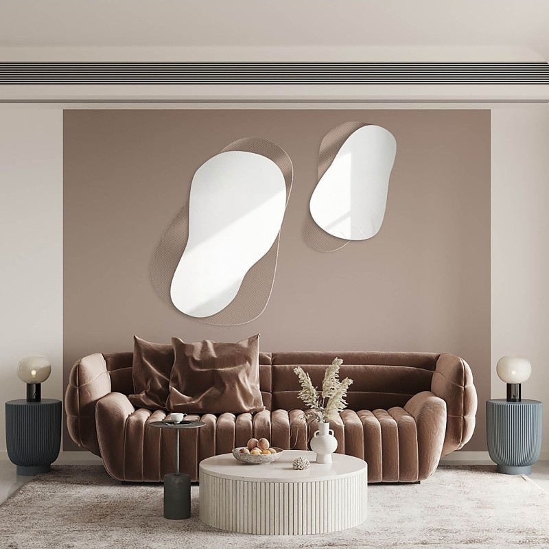 Miroirs décoratifs sur verre ornemental Master Point – LUXORA GRAVELO
