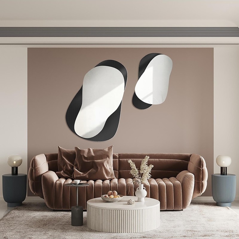 Miroirs décoratifs sur verre ornemental Master Point – LUXORA GRAVELO