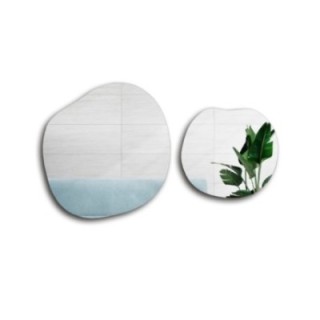 Ensemble de deux miroirs organiques SODALIT