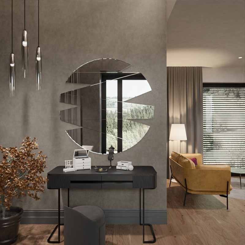 Miroir rond décoratif - ZOJA