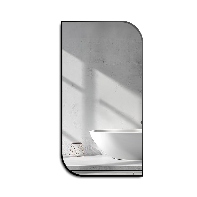 Miroir cadre MDF doré SLIM - TEARDROP -  Couleur du cadre au choix