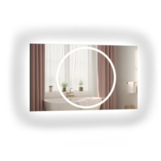 Miroir de salle de bain avec éclairage - HUGO LED