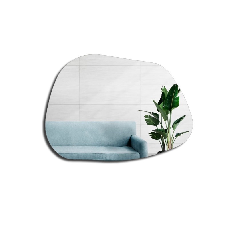 Miroir décoratif de forme organique - BAZALT