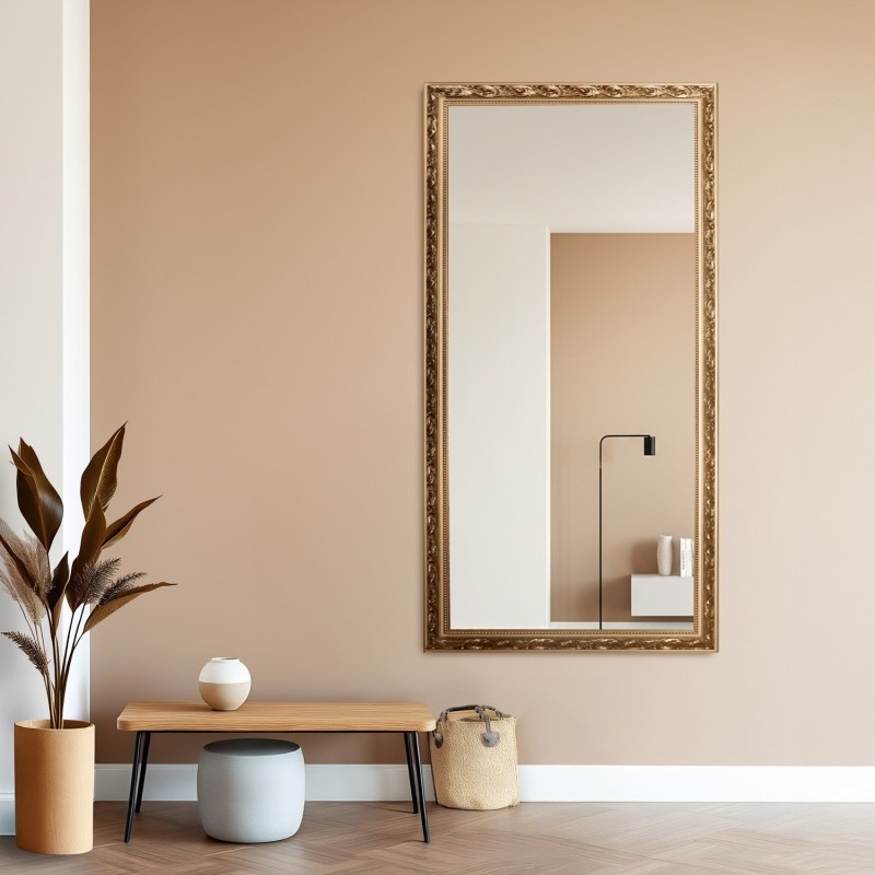 Miroir dans un cadre ornementé décoré - 7004001
