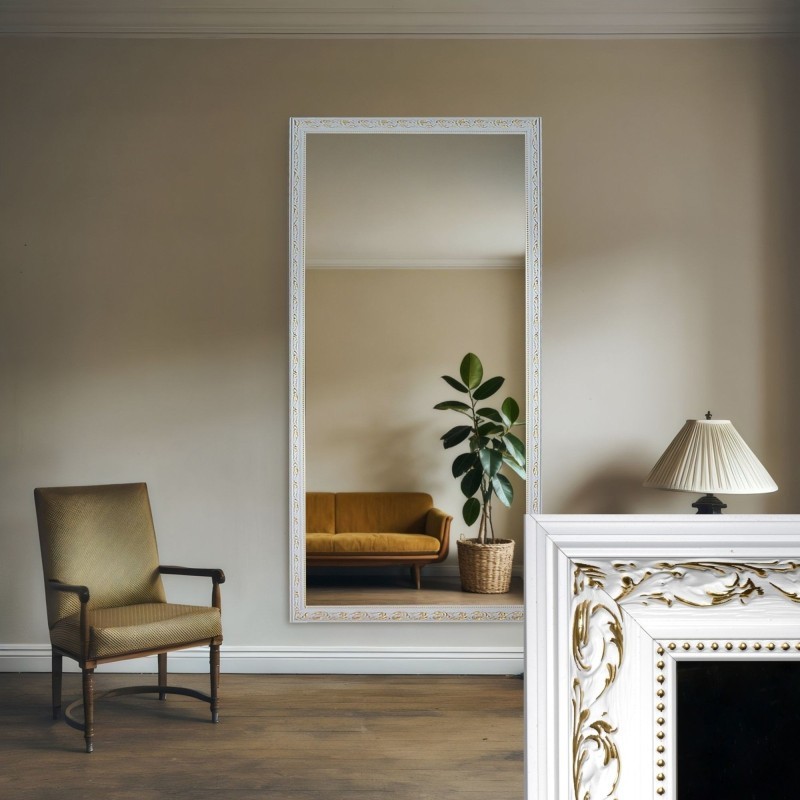 Miroir dans un cadre ornementé décoré - 7004002