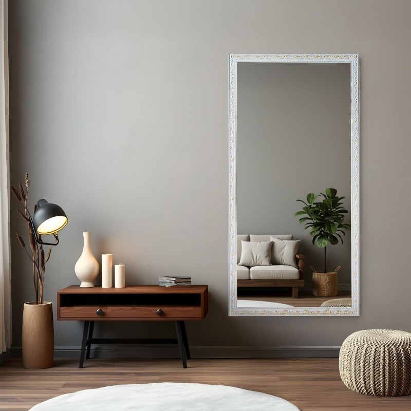 Miroir dans un cadre ornementé décoré - 7004002