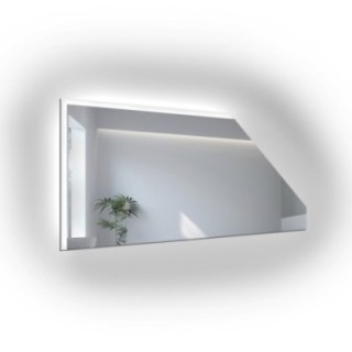 Miroir sablé pour grenier - sur mesure - RABA LED