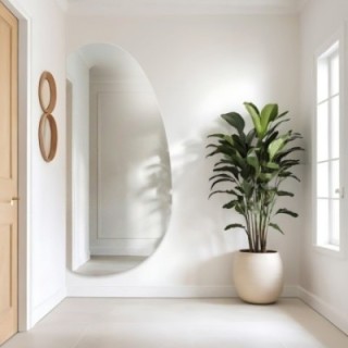 Miroir de forme organique - TURMALIN