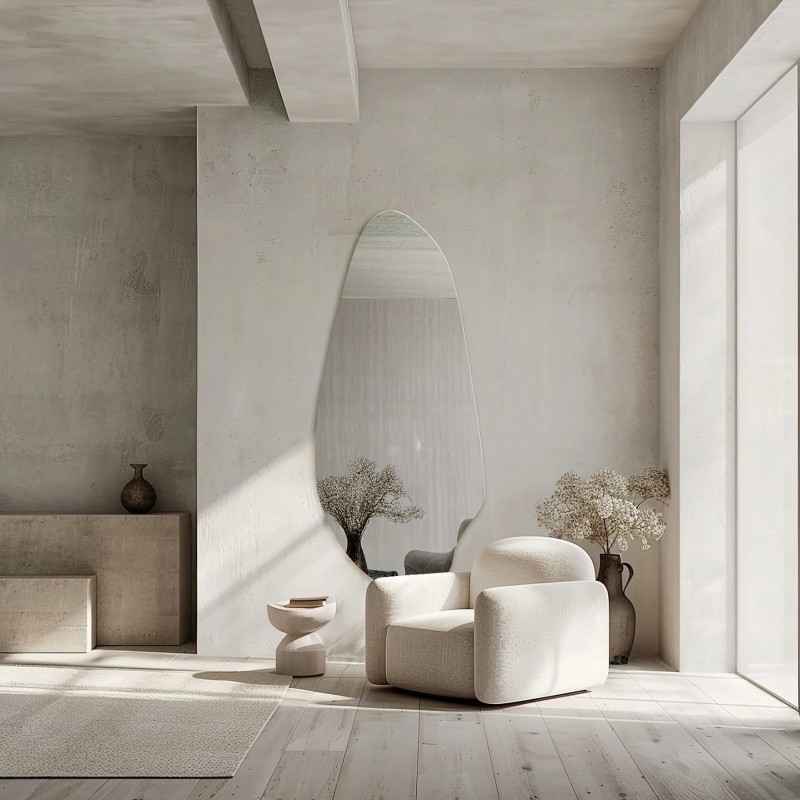 Miroir de forme irrégulière - JASPIS