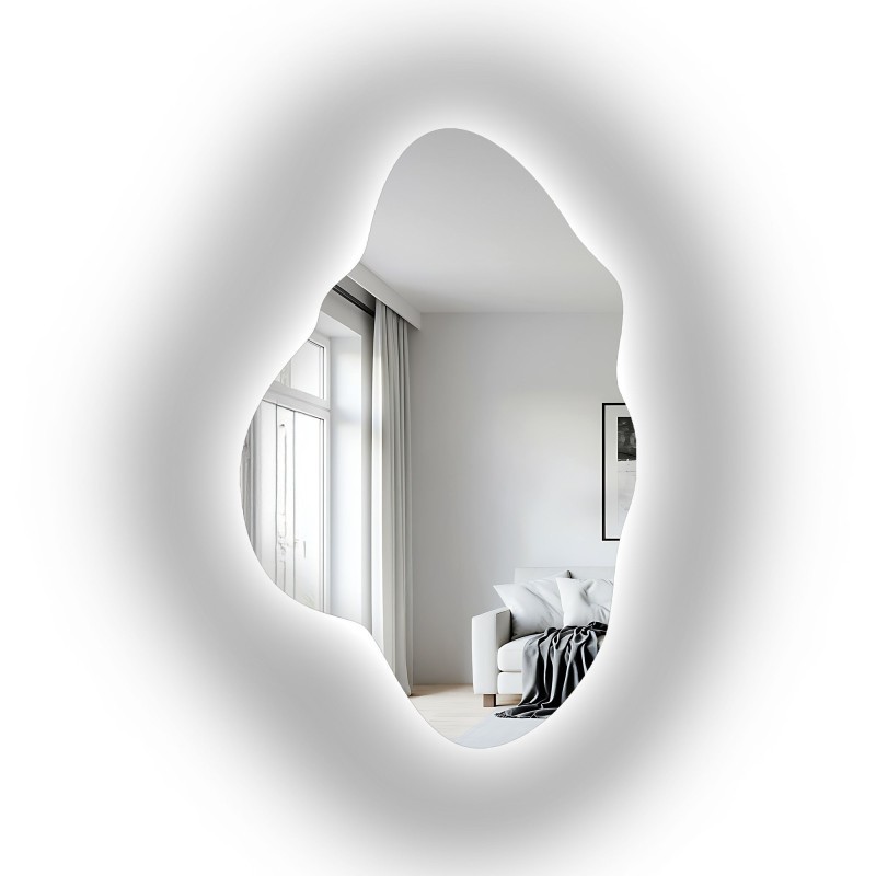Miroir organique avec éclairage intégré - POCO LED