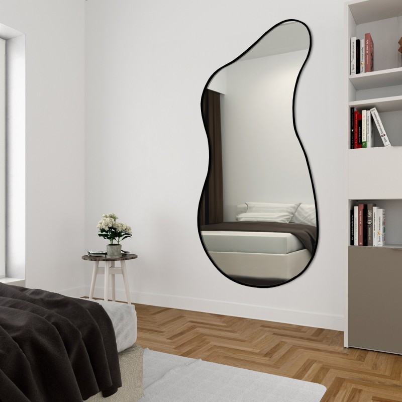 Miroir de forme organique dans un cadre MDF - ANGELIT II IN FRAME