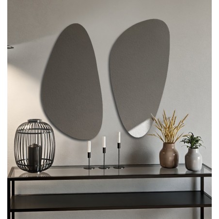 Set de deux miroirs de forme irrégulière - SELENIT
