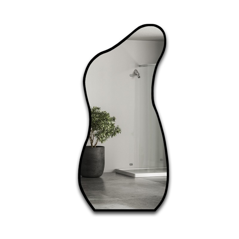 Miroir de forme organique dans un cadre - ANGELIT IN A FRAME