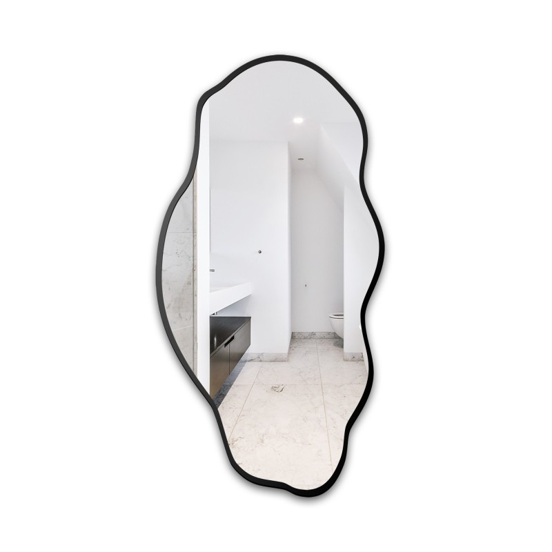 Miroir organique dans un cadre - LOLIT DANS UN CADRE