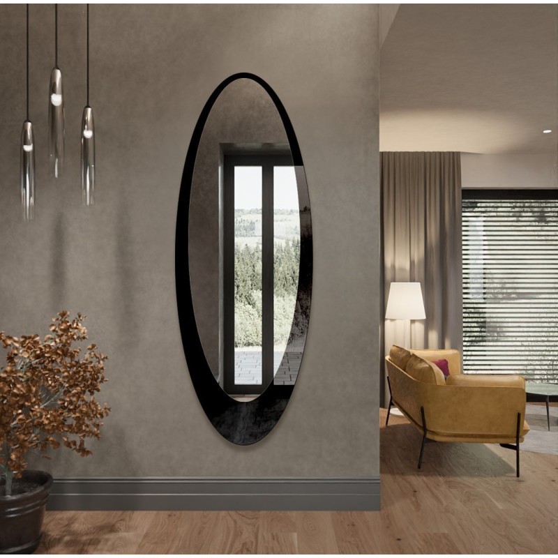 Miroir décoratif elliptique - LONGI