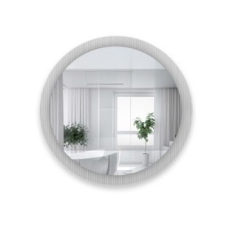 Miroir rond décoratif sur verre ornemental Visiosun Classic – LUXORA GLIMMER