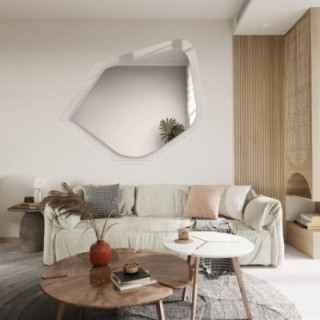 Miroir décoratif sur verre ornemental Master Flex - LUXORA PRISTAL