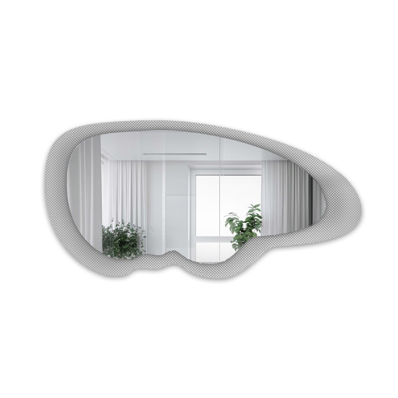 Miroir décoratif sur verre ornemental Master Point - LUXORA VITRALIS