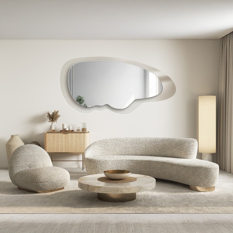Miroir décoratif sur verre ornemental Master Point - LUXORA VITRALIS