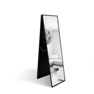 Miroir double debout avec cadre noir - ARIS - couleur du cadre au choix
