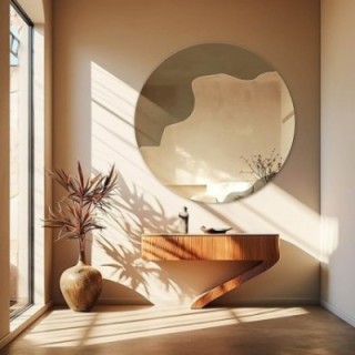 Miroir décoratif planétaire rond - ASTRALIS