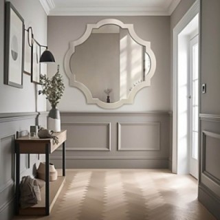 Miroir mural rétro avec cadre - SKARLET
