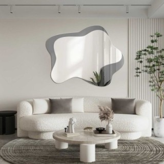 Miroir irrégulier sur feuille de graphite - SMOKY