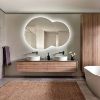 Set de miroirs de salle de bain avec éclairage - UNIVERSE LED