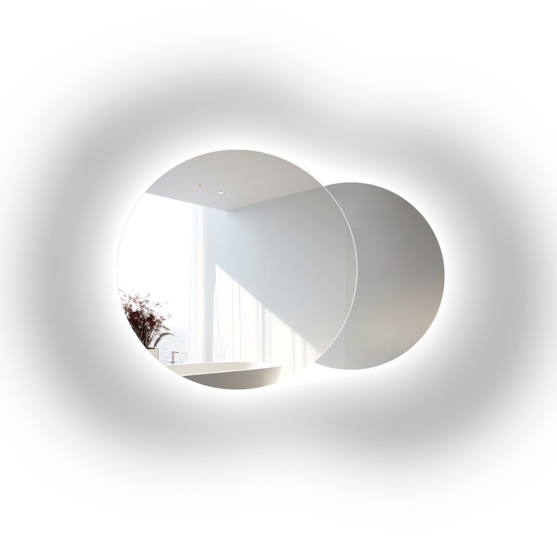 Set de miroirs de salle de bain avec éclairage - UNIVERSE LED