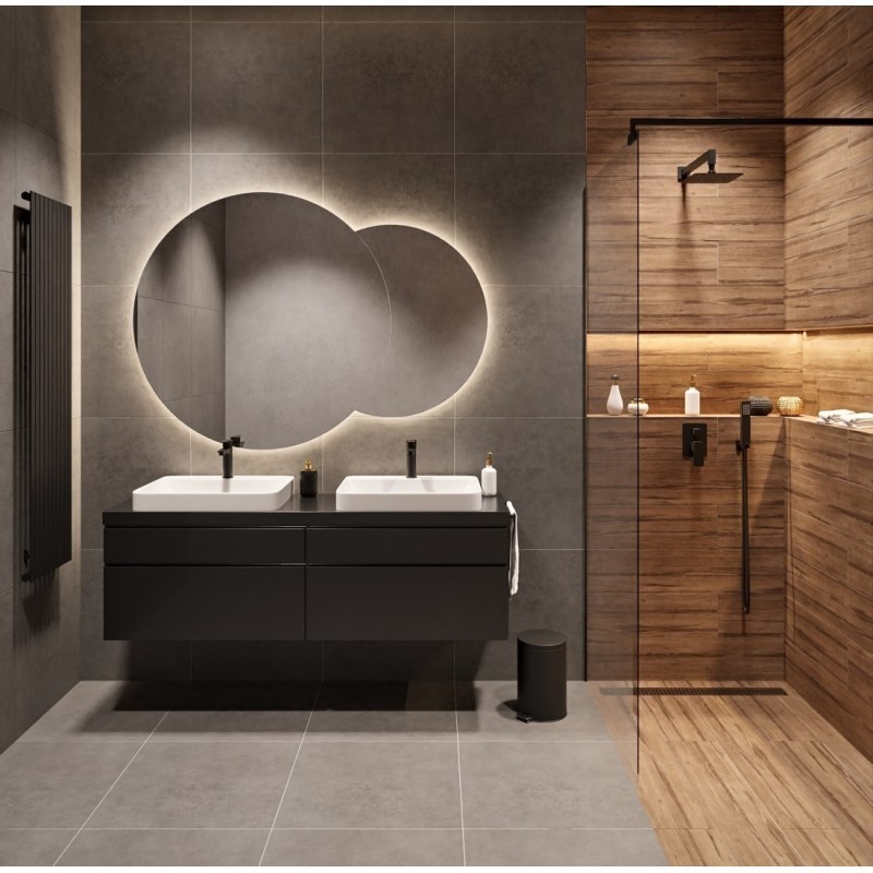 Set de miroirs de salle de bain avec éclairage - UNIVERSE LED