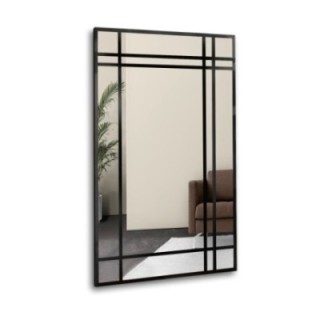 Miroir Loft avec meneaux - MARKUS - couleur du cadre au choix