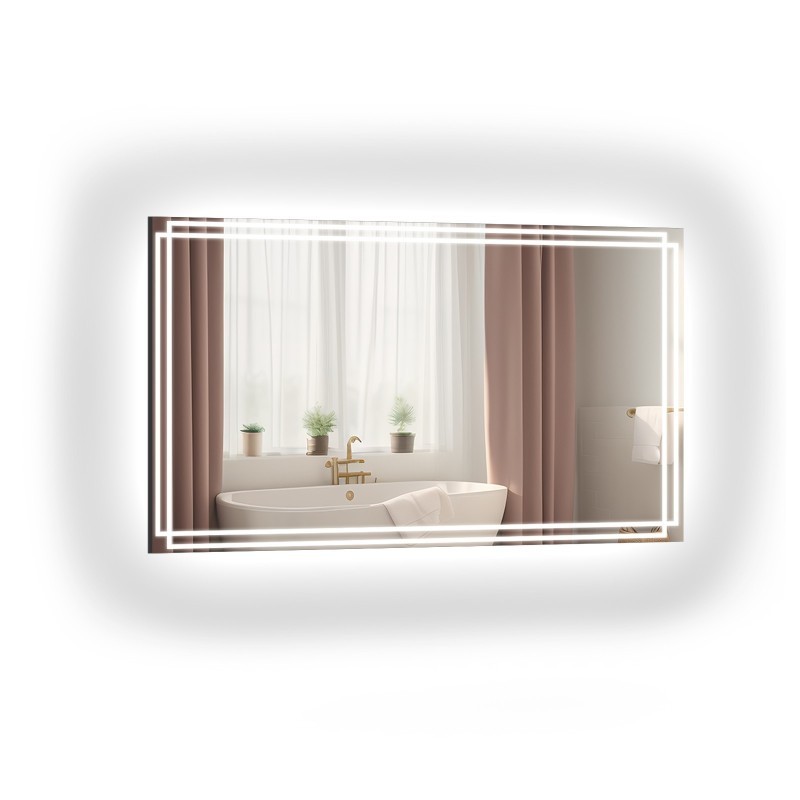 Miroir rectangulaire avec éclairage - MARLA LED