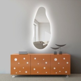 Miroir décoratif avec forme organique et éclairage - BARYT LED