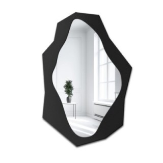 Miroir décoratif aux formes organiques acérées dans un cadre en mdf - MINORE