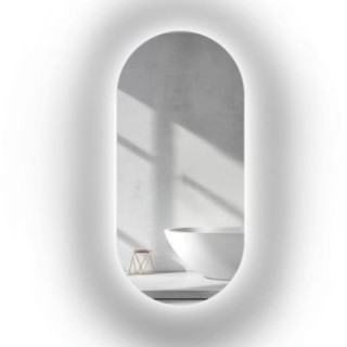 Miroir ovale avec éclairage - NIKO LED